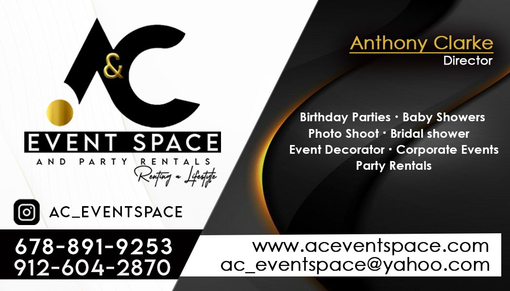 A&C Event Space interior – our venue